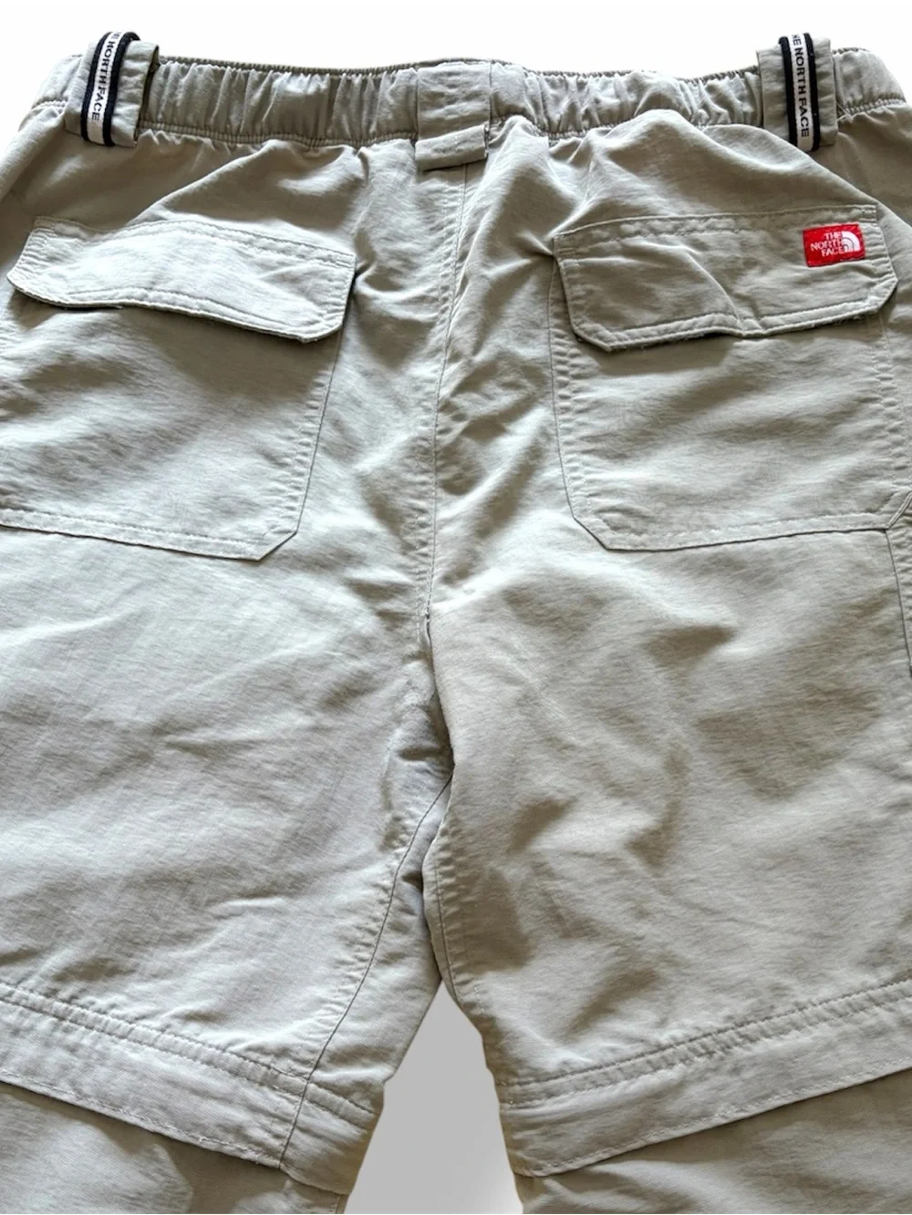 The North Face light beige